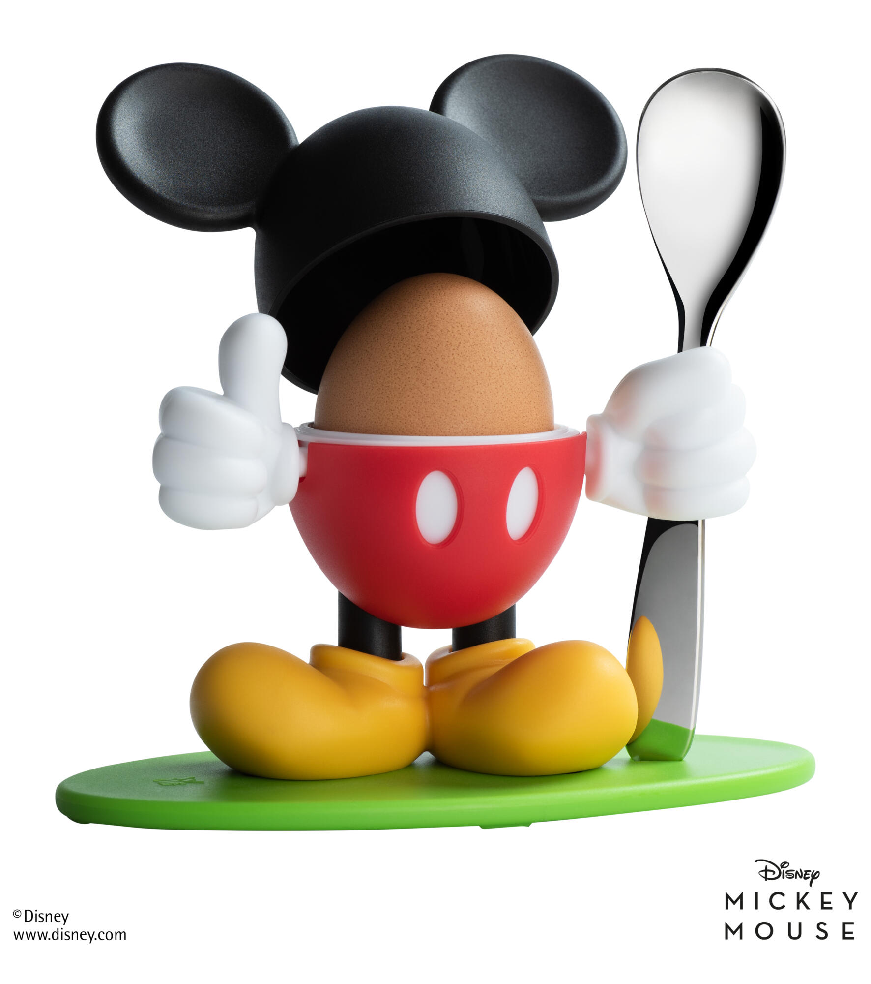 Coquetier Disney Mickey Mouse avec cuillère, 2 pièces