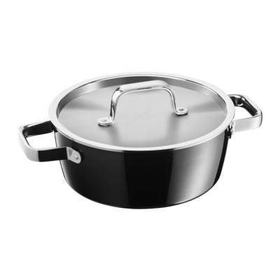 Fusiontec Aromatic Cocotte noire 22 cm Format bas