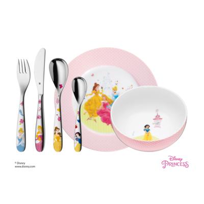 Disney Princesses Ensemble de couverts pour enfants 6 pièces