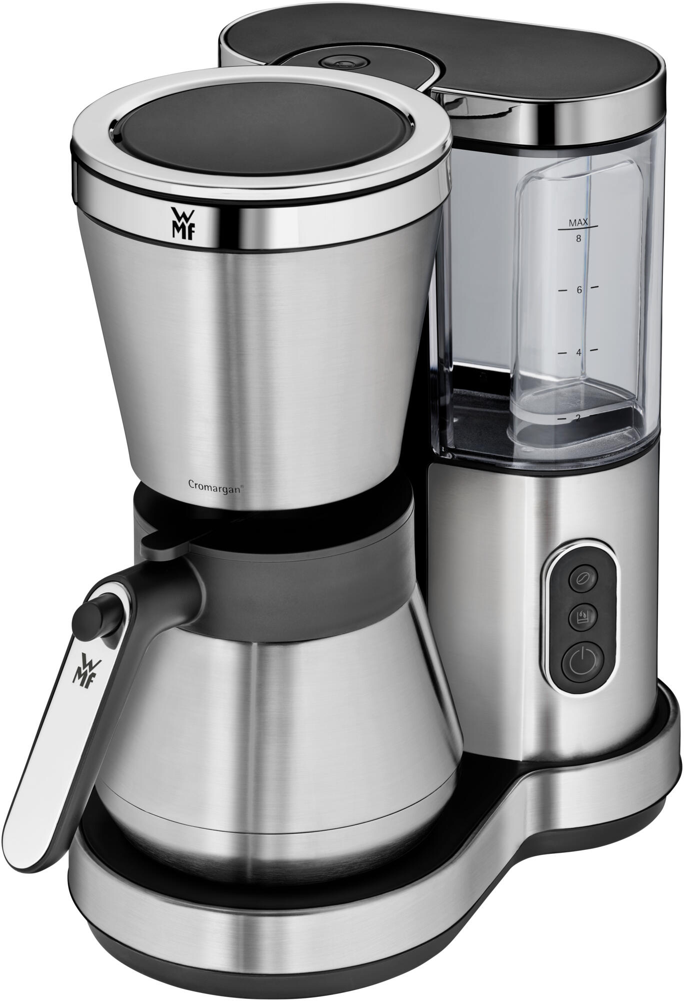 Cafetiere isotherme inox et gris 1l