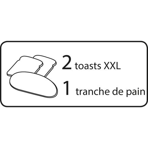 Grille-pain Toast'n grill mini four 2 en 1, 6 thermostat, longue fente,  mini four 210°, GRILLE-PAIN