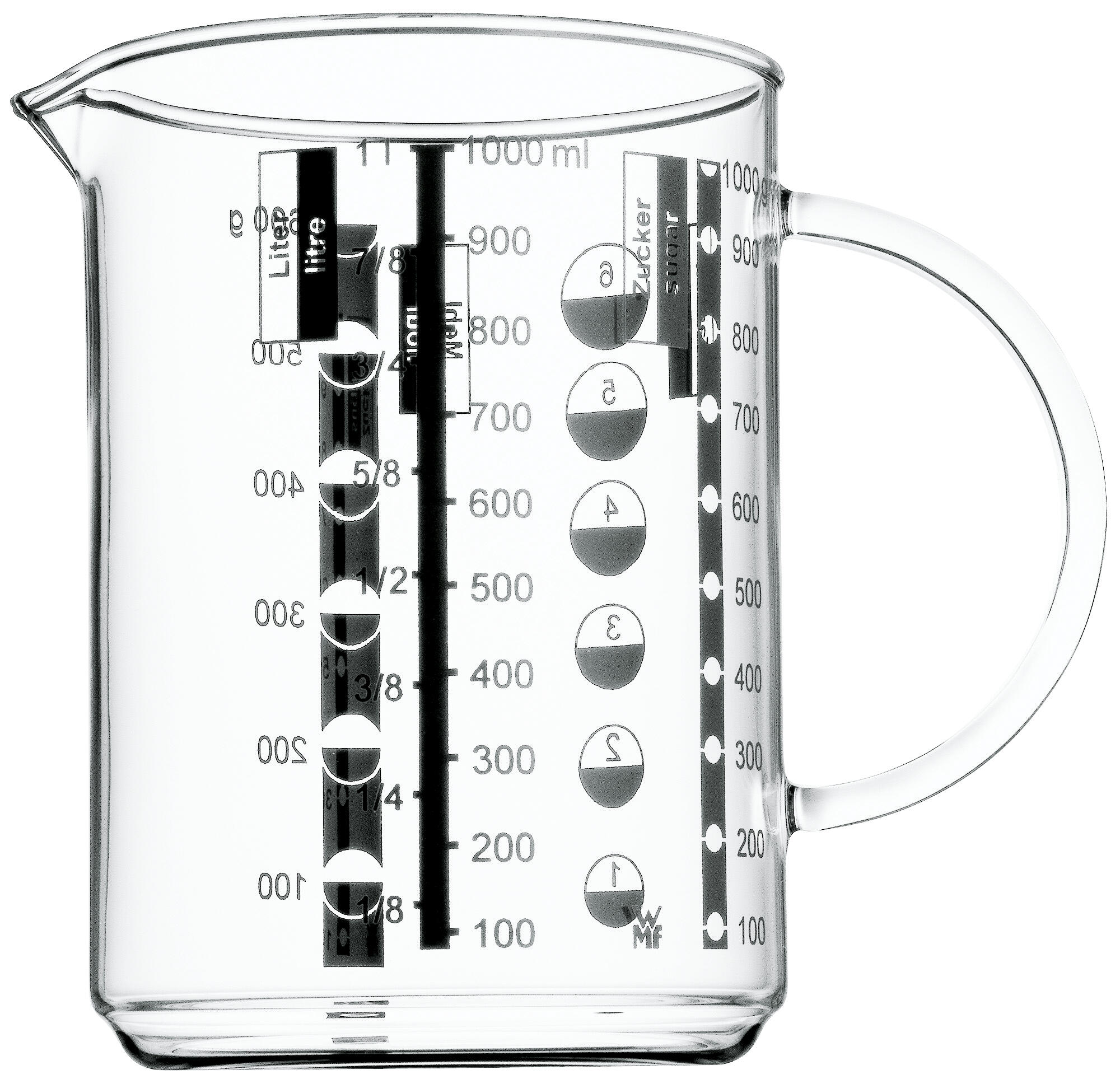 1 VERRE DOSEUR GRADUÉ 1/2 L TRANSPARENT VERRE USTENSILE DE CUISINE