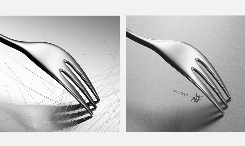 Cromargan protect® - une beauté durable grâce à une finition brevetée