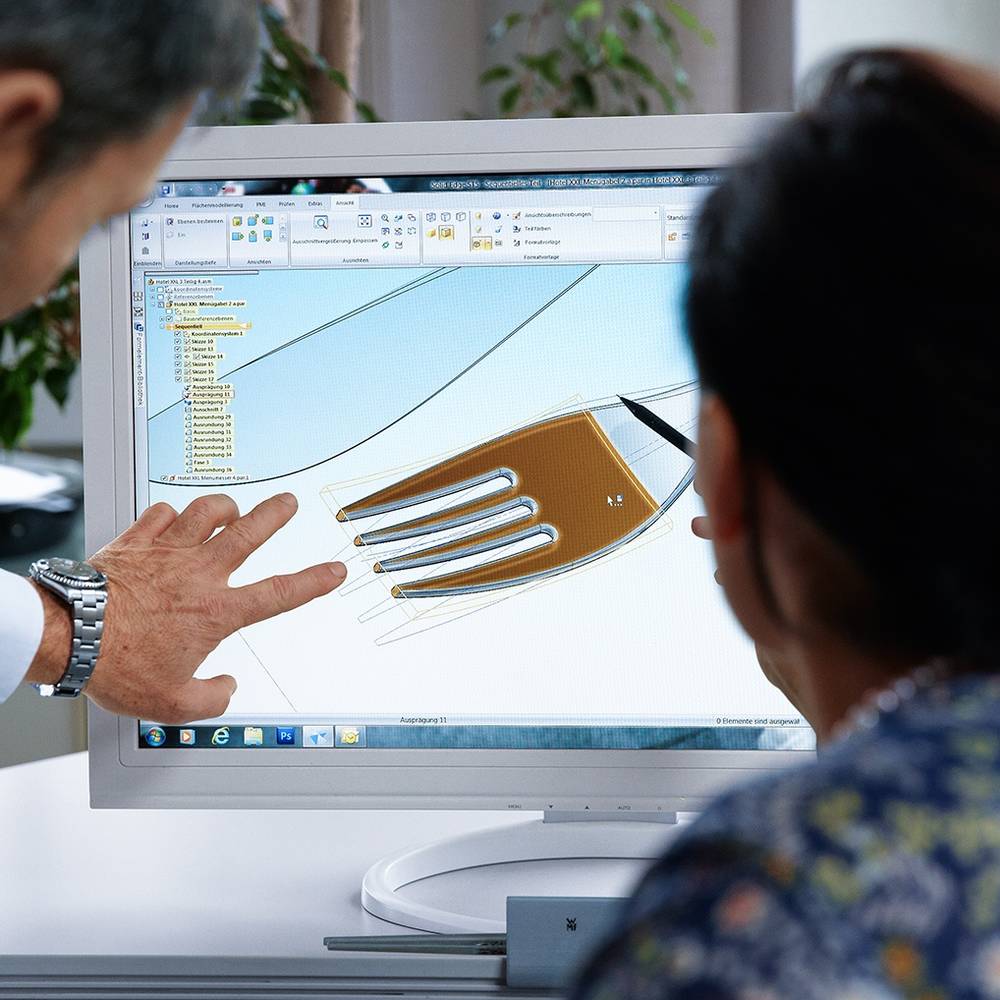 En parlant de l’avenir, que pensez-vous de la nouvelle génération de designers qui arrivent à WMF tout droit sortis de l’université ?