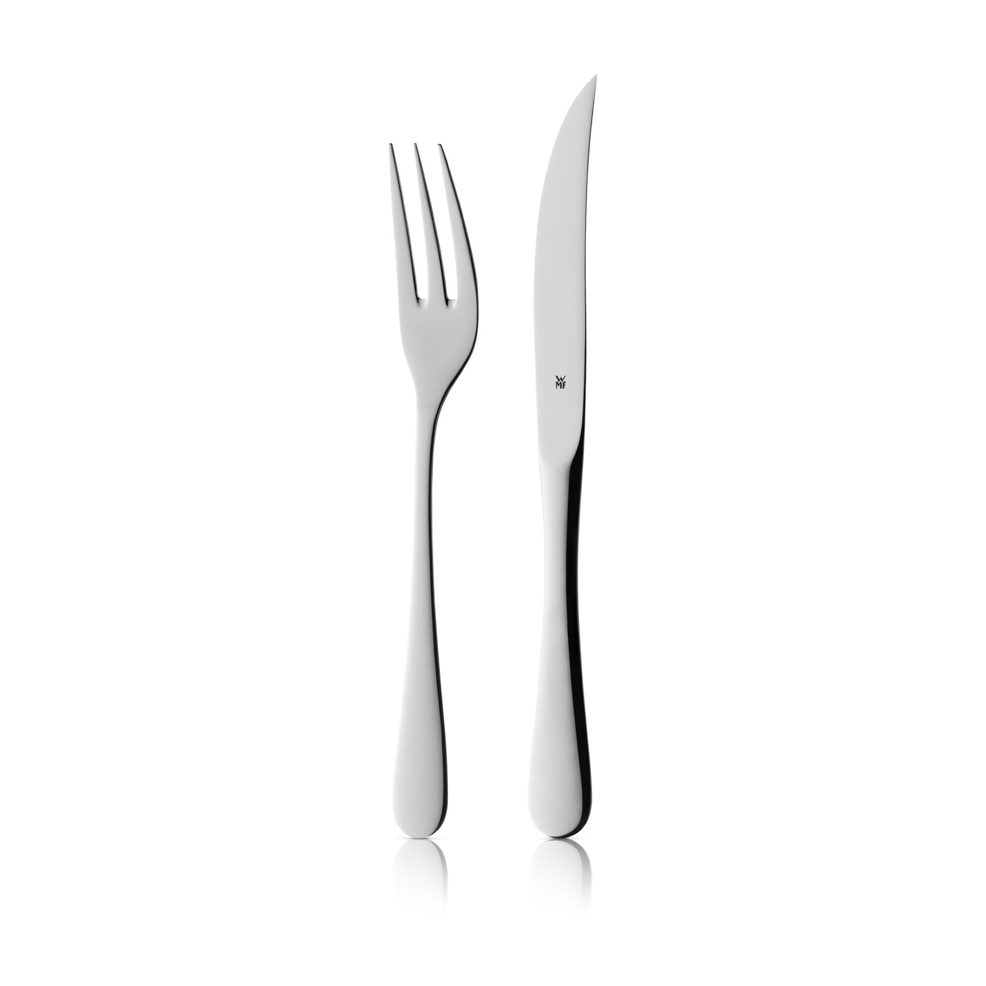 Ensemble de couteaux et de fourchettes à steak, 12 pièces