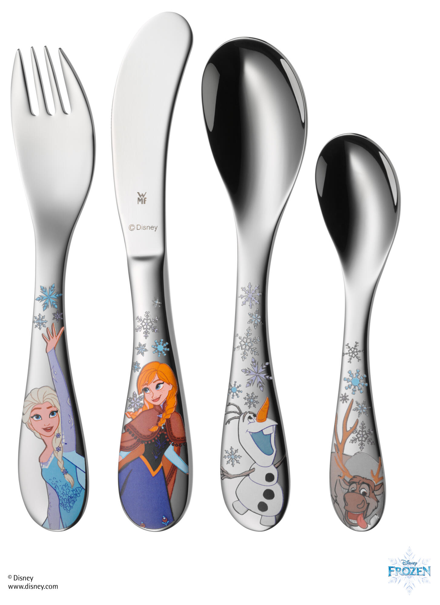 Disney La Reine des Neiges couverts pour enfants 4 pièces
