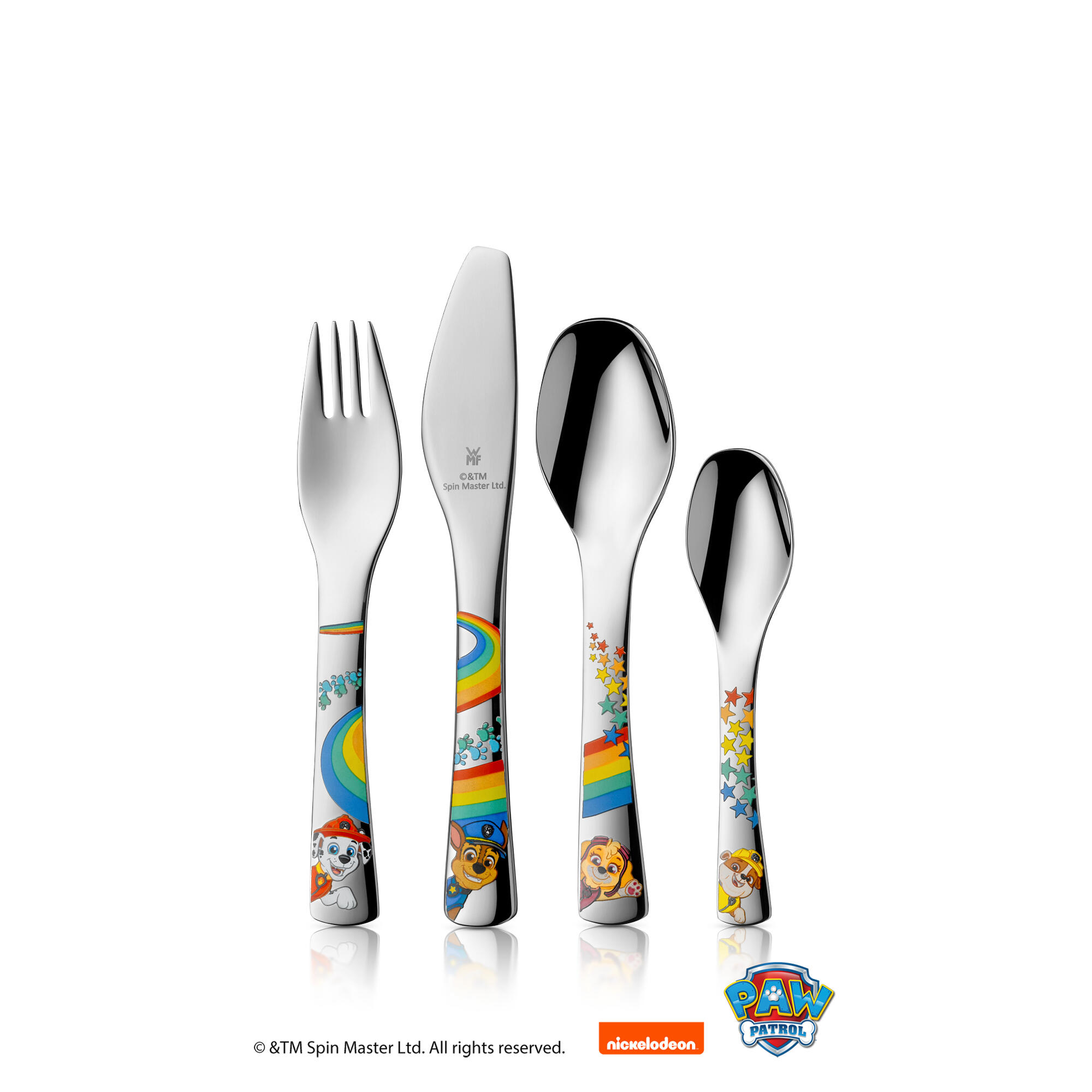 Couverts enfants Pat'Patrouille Set 4 pièces