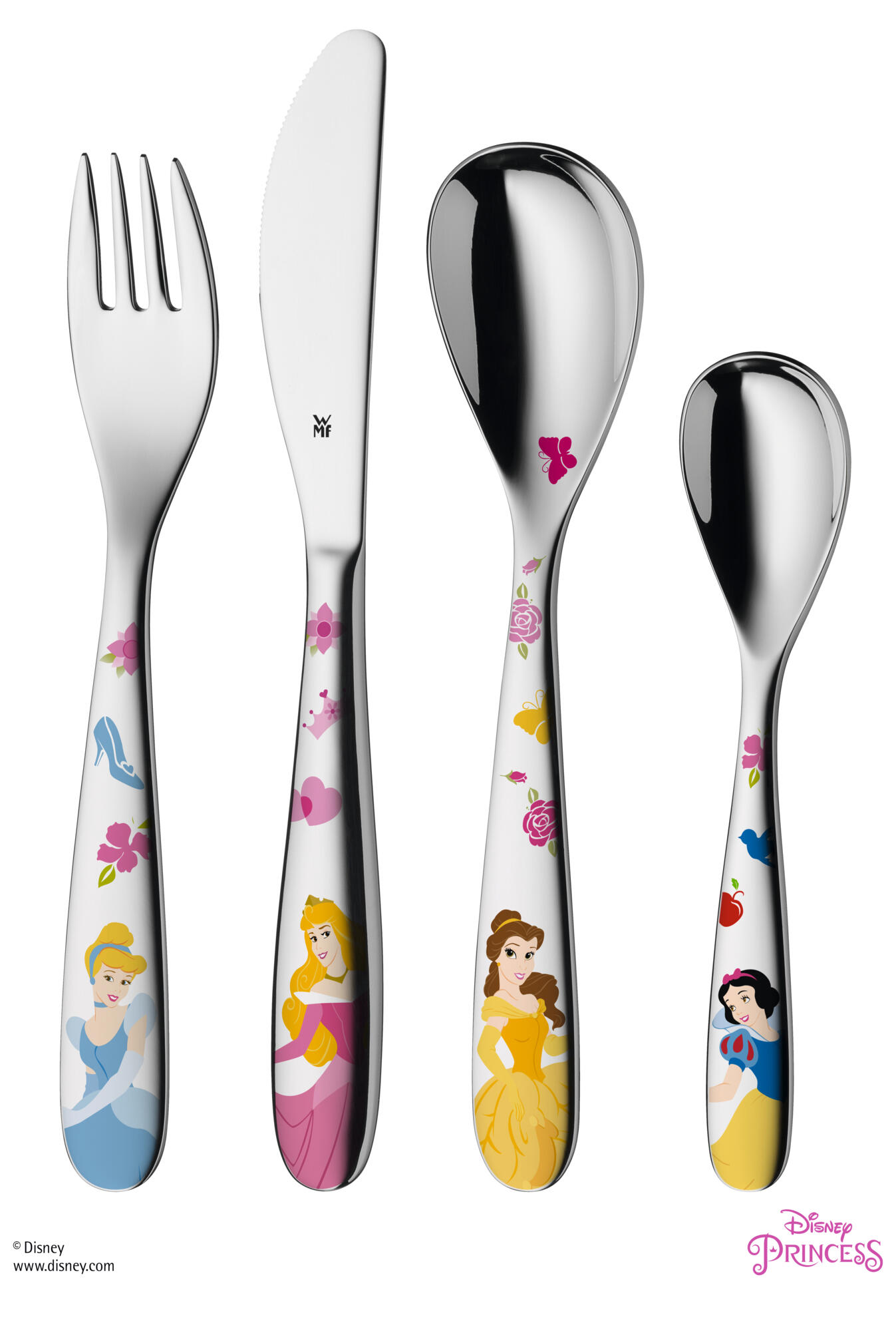 Disney Princesses couverts pour enfants 4 pièces