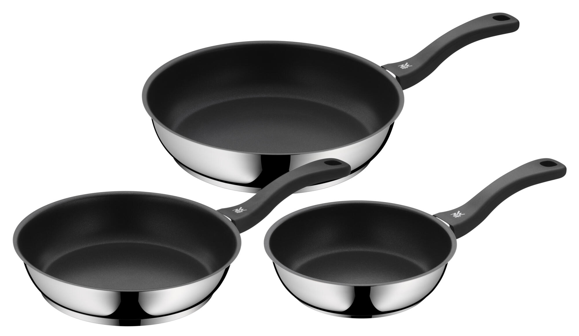 WMF Devil Set 3 poêles antiadhésives 20 + 24 + 28 cm