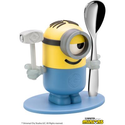 Les Minions coquetier avec cuillère, 2 pièces