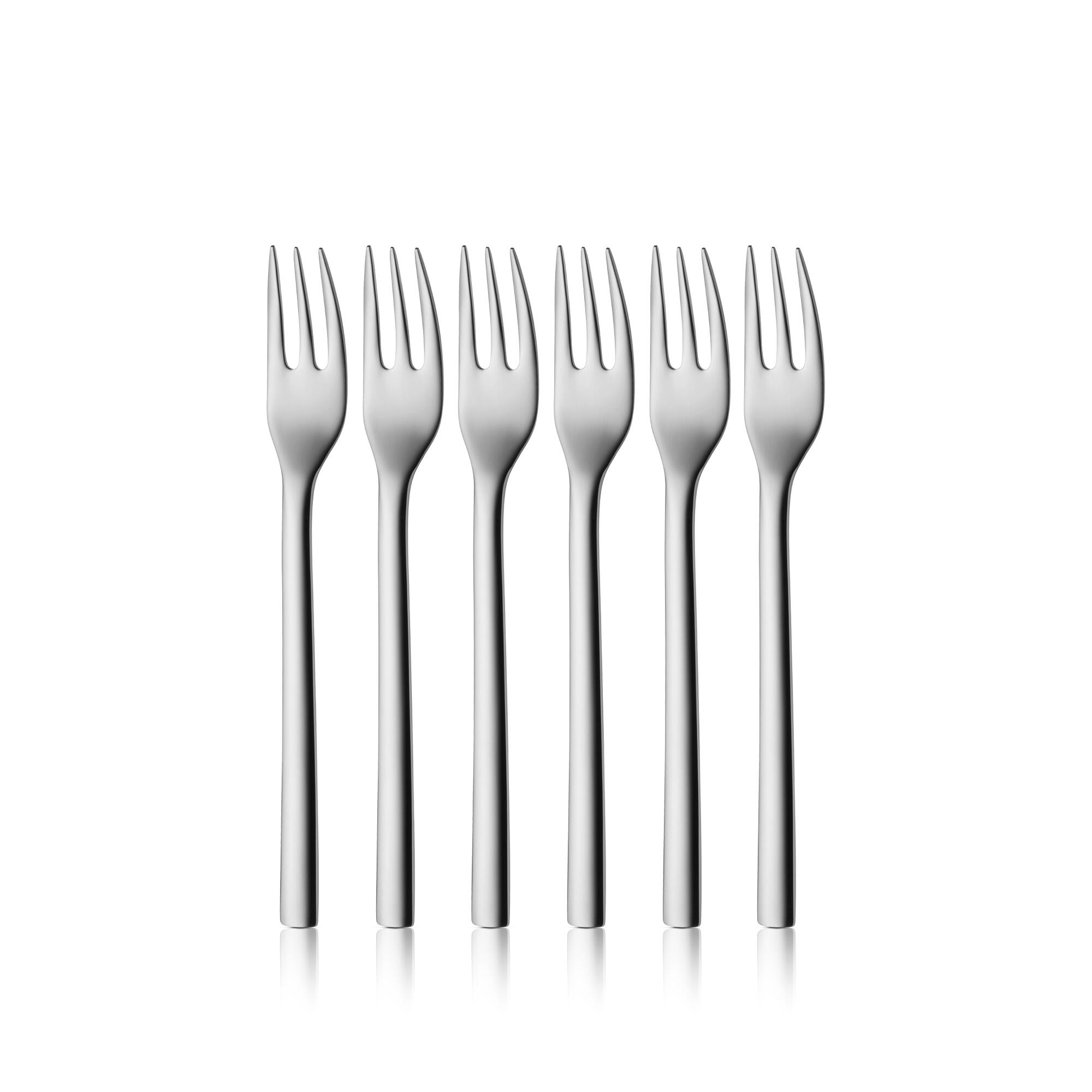 Nuova Fourchettes à fruits/gâteaux, 6 pièces